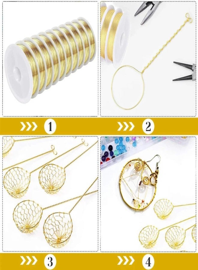 POWER HUB 10 Meter 19 Gauge (1MM) Brass Wire - Golden Wire - Jewellery Making - Diy Craft - Beading - School Projects - Image 2